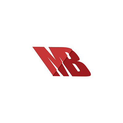 Logo Flag Letter MB