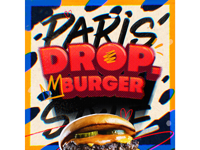 Drop Burgers badge branding burger burgers design graffiti graph graphic graphic design illustration logo street street food street wear tag typography vector