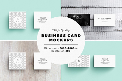 Business Card MockUps with Templates nature cartoon