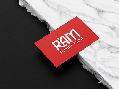 RAM Floor Tech - Logo Design brand design brand identity branding business card clean clean logo cleaning cleaning logo design graphic design illustration logo logo design logo designer logos mockup modern simple vector