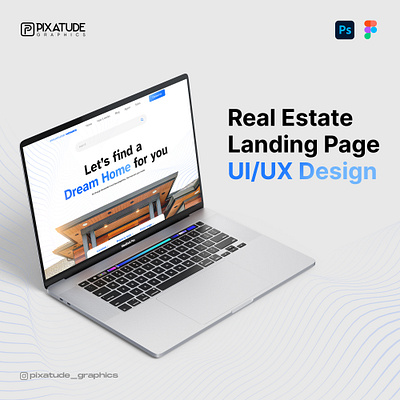 Real Estate Landing Page UI/UX Design branding graphic design logo product design ui ui ux design