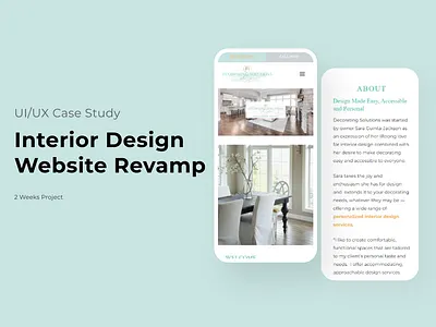 Interior Design Website Revamp decorating solution figma figma designs graphic design home decor home decorating interior design landing page web design websites design wordpress