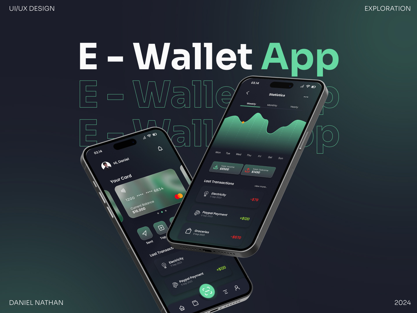 QuickPay | E-Wallet App | Mobile App Design app design design inspiration e wallet exresearcher mobile app ui ui design ui inspiration uiux wireframes