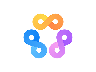 Infinite, Connection, Flow - Logo Concept brain branding connection data flow gradients growing helping icon identity inifinite logo logodesign management motion movement platform solutions startup symbol