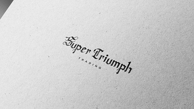 Gothic Style Lettering Logo Design design emblem graphic design illustration logo typography ui ux vector
