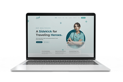 Medical Landing Page Design - UI UX - Website Design landing page ui ui ux web design website design