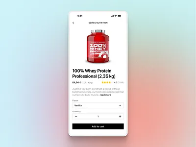E-commerce product detail screen 2024 clean design e commerce figma modern shop ui design