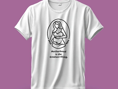 Motherhood is the Greatest Thing T-shirt Design. design maternity motherhood pillow pregnancy pregnant t shirt woman women