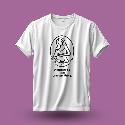 Motherhood is the Greatest Thing T-shirt Design. design maternity motherhood pillow pregnancy pregnant t shirt woman women