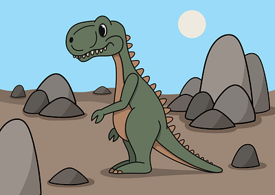 T-Rex Dinosaur illustration