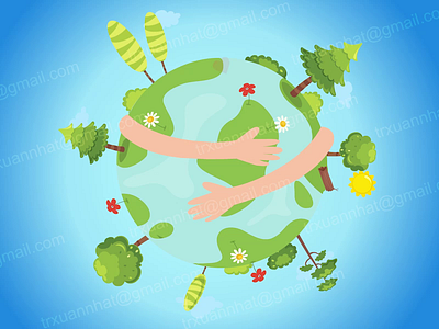 Mother Nature's Embrace: Loving Our Earth animation motion graphics