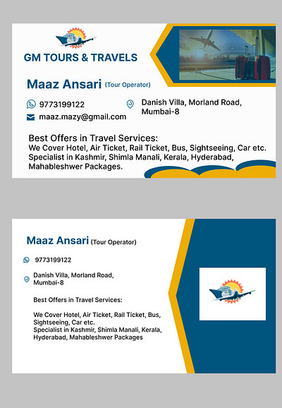 visiting card