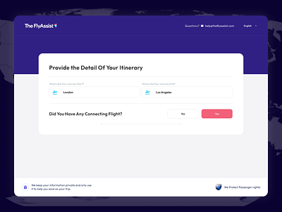 Flight Itinerary UI, Error Page Web UI designcompany flight ui uiux webdesign welldux