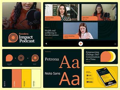 Podcast branding bent bento box design branding design flat design graphic design logo podcast social ui ux