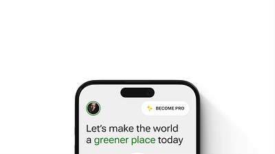 Eco App Concept eco green mobile ui