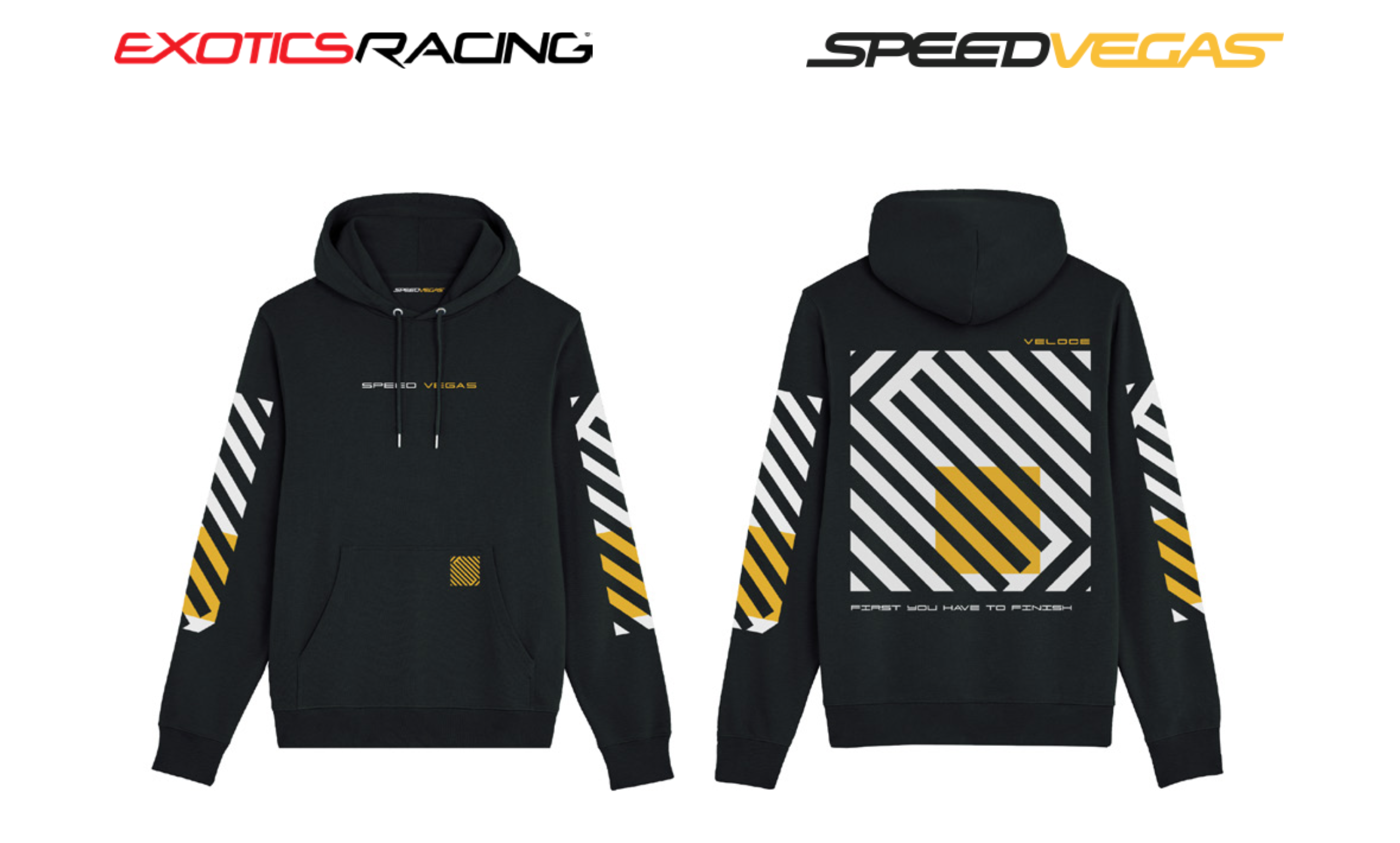 CLOTHING MERCHANDISING FOR SPEED VEGAS | EXOTICS RACING branding design fashion garments graphic design illustration merchandising production
