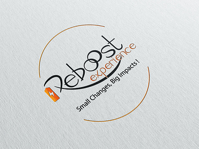 Reboost-Experience branding graphic design illu illustration logo typography vector