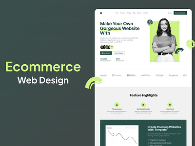 Ecommerce Landing Page best ecommerse best web design ecommerce web design figma landing page top trending trending ui user experience user interface ux
