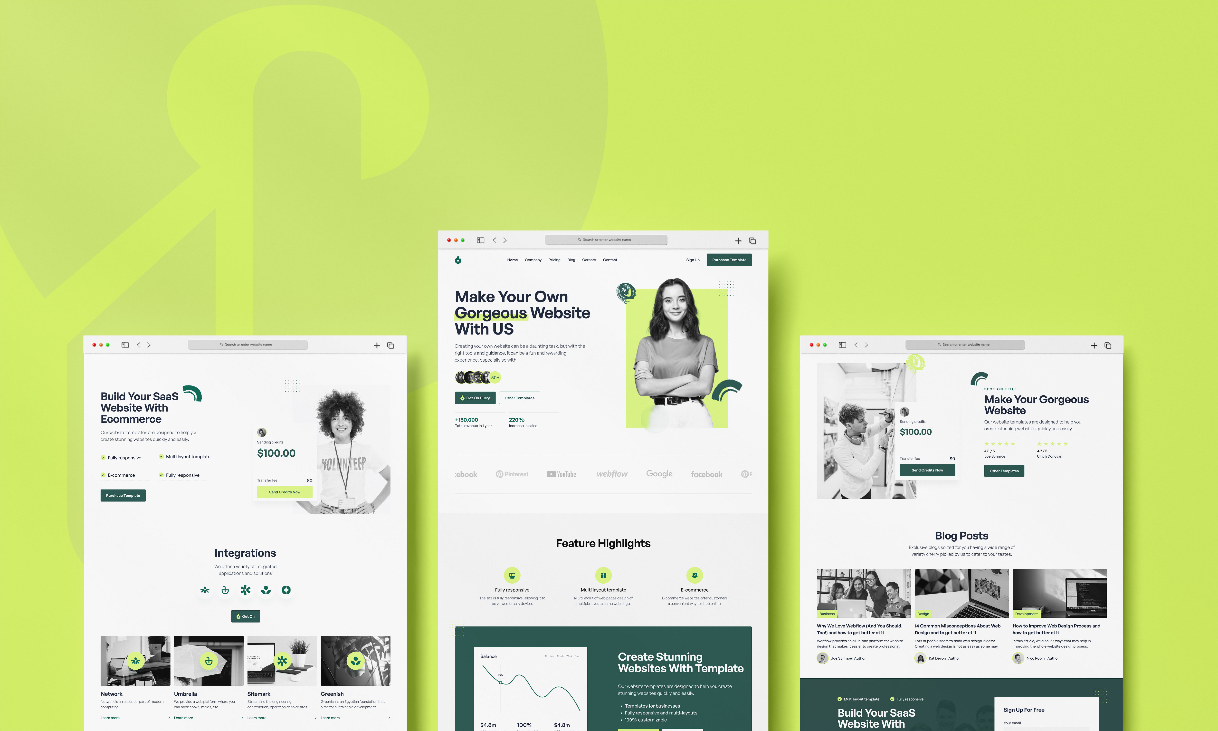 Example of Design Landing Page In Figma