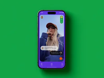 Chatting Mobile App app app design application concept dark design interface ios mobile mobileapp product design stylish ui ux