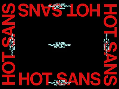 Hot Type — Hot Sans animation art direction brandi identity clean creative kinetic motion motion graphics typography vector