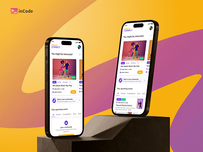 DanceConnect — The App Where Dance Meets Community design firebase mobile app mobile app design mobile app development mobile application reactnative ui uiux design ux