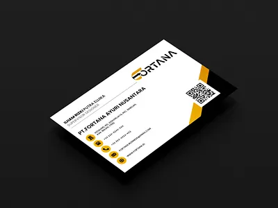 Mockup Name Card - PT. Fortana Ayuri Nusantara 3d adobe adobe illustrator adobe photoshop animation bitmap branding card design design bitmap design vector designer graphic graphic design illustration logo mockup name card ui design vector