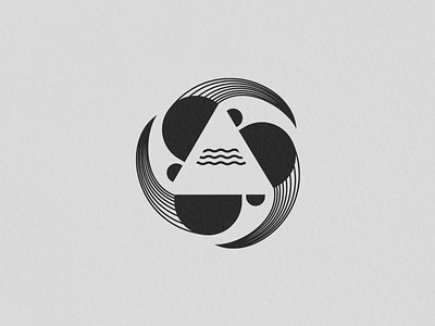 Waterways 2d animal logo brand identity branding design graphic design iconography illustration ios logo monogram turtle turtle logo water wave way