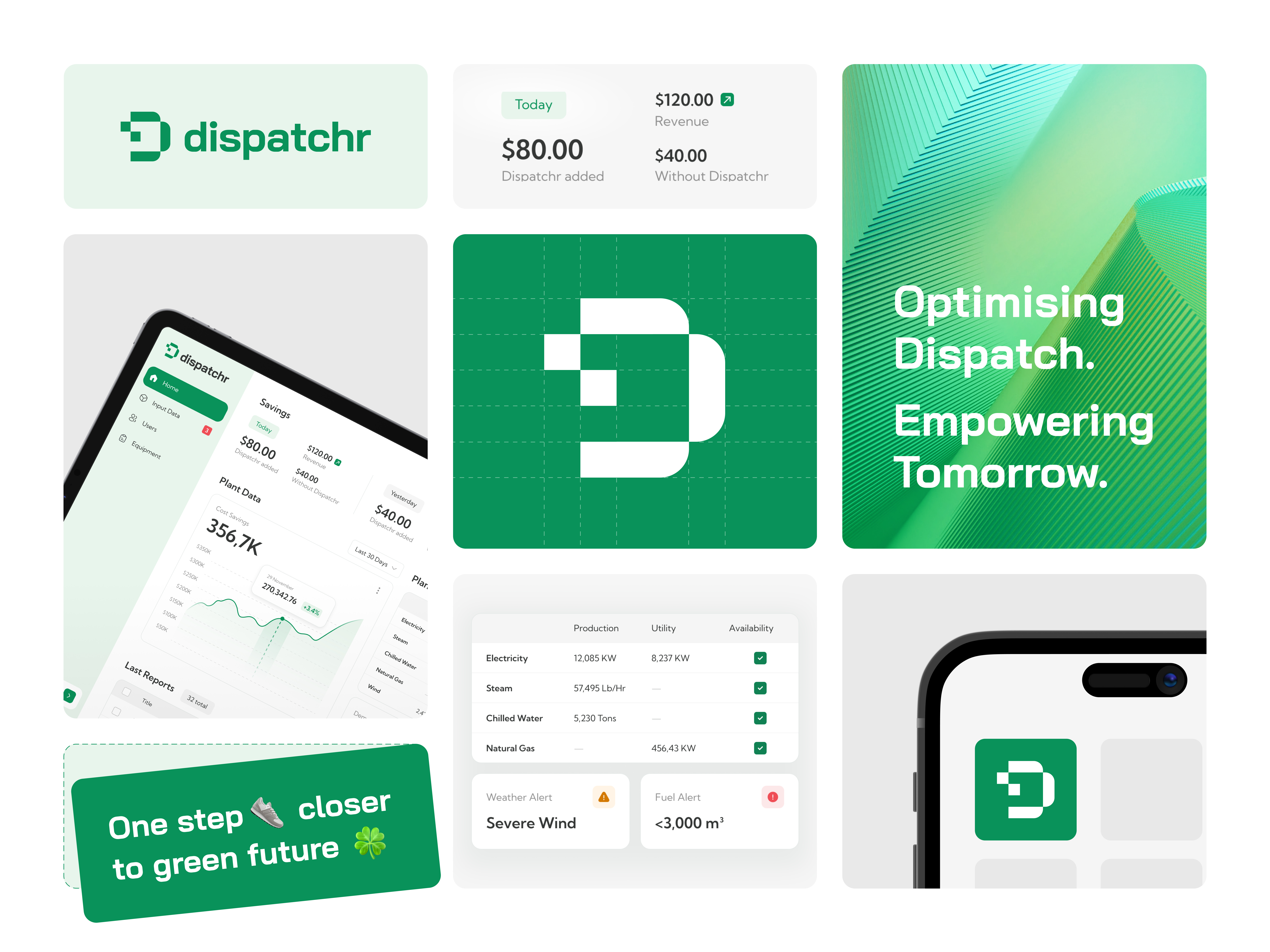 Example of Dispatchr branding