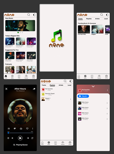 Music App (Sewasew music app) ethiopia music music and podcast app music app music app using figma podcast app sewasew sewasew music sewasew music app