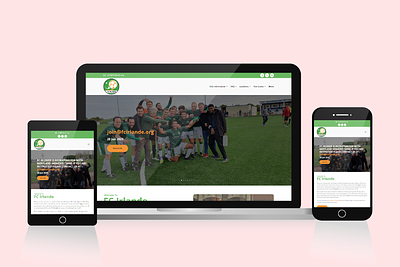 Divi Football Club Website wordpress website