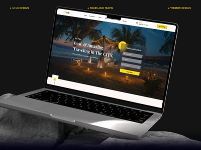 Aily Tours and Travel Booking Agency Website Design adventure flight booking holiday hotel hotel booking tour booking landing tourism travel agency travel and tours travel company landing page travel landing page travel website traveling adventure trip trip landing page ui design ux design vacation website concept website design