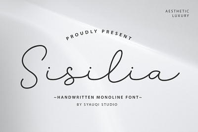 Sisilia Business Script Font animation branding calligraphy font graphic design handlettering logo typography wedding invitation