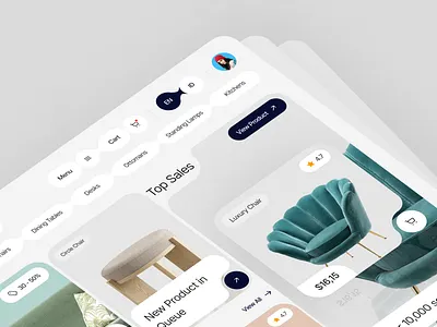 Furniture Store Website ecommerce furniture furniture store furniture website online shop shop ui visual design web design website