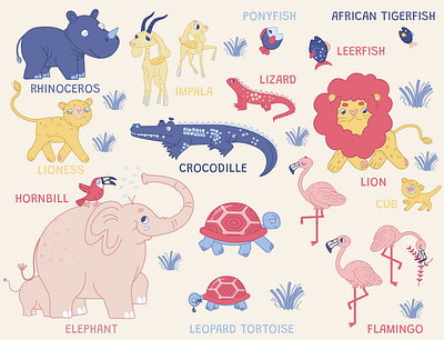 Let's go to the Zoo animals character design children book children illustration design illustration magazine vector wimmelbild zoo
