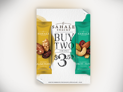 Sahale Snacks Promo branding graphic design