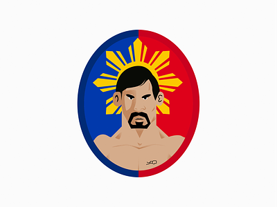 Manny Pacquiao Illustration flat illustration illustration manny manny pacman pacquiao philippines portrait