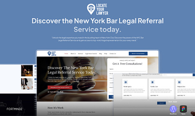 Corporate Law Firm Website UI ui website design