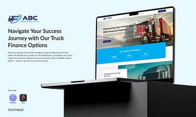 Truck Finance Website UI/UX revamp ui website design