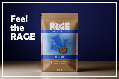 RAGE coffee - packaging and logo re-design art branding coffee coffee art coffee branding coffee illustration cold coffee graphic design illustration logo logo design packaging packaging design rage coffee re branding