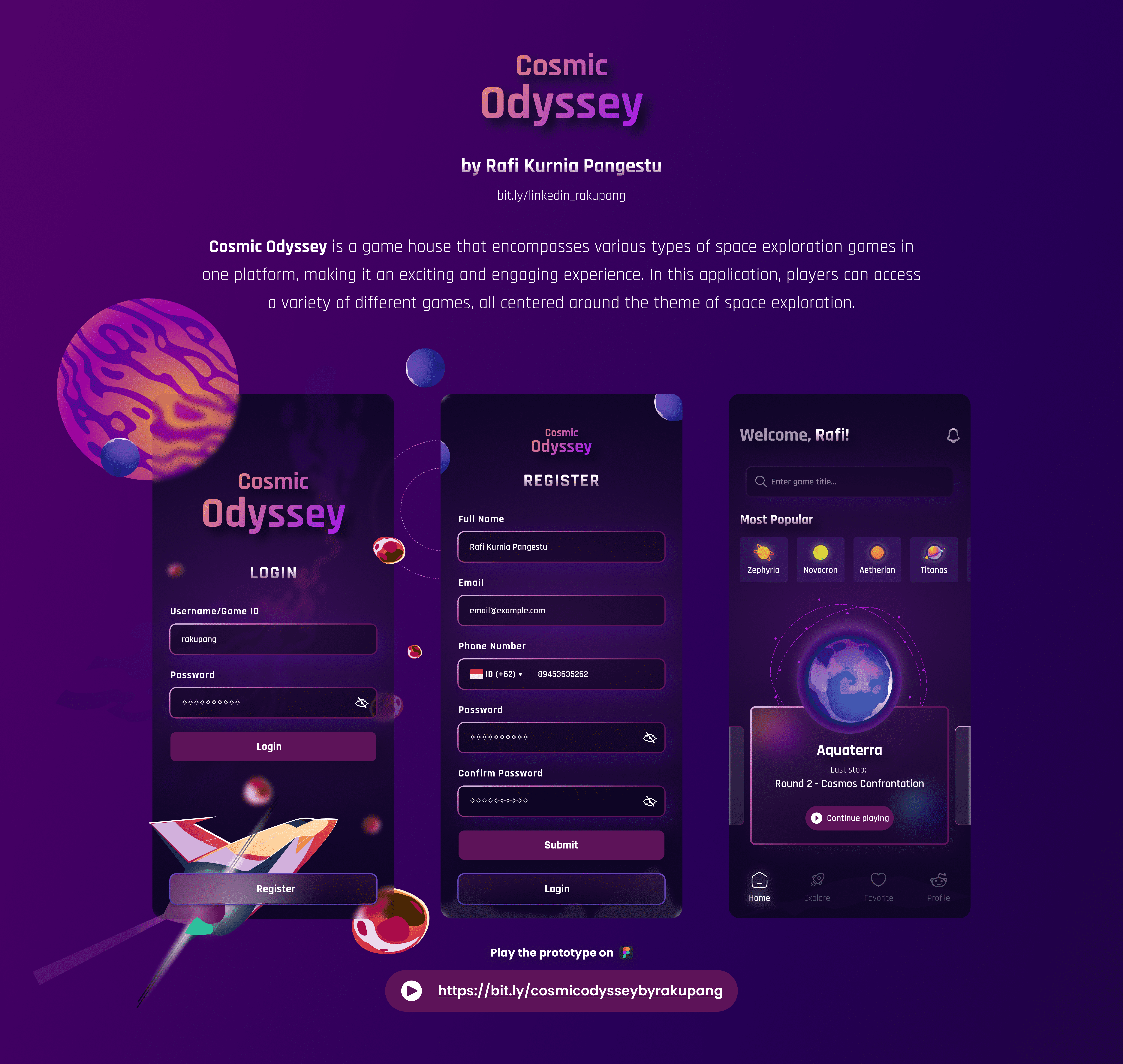 Space Exploration Game UI Design - Cosmic Odyssey designexploration gamedesign mobilegame mobileuidesign uidesigninspiration uiux uiuxdesigner uiuxinspiration