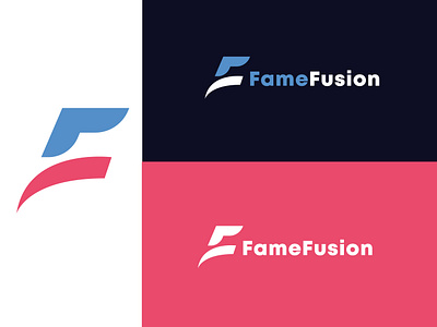 Fusion icon logo icon illustration logo typography vector