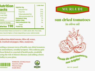 Food Label Design branding label label design package design