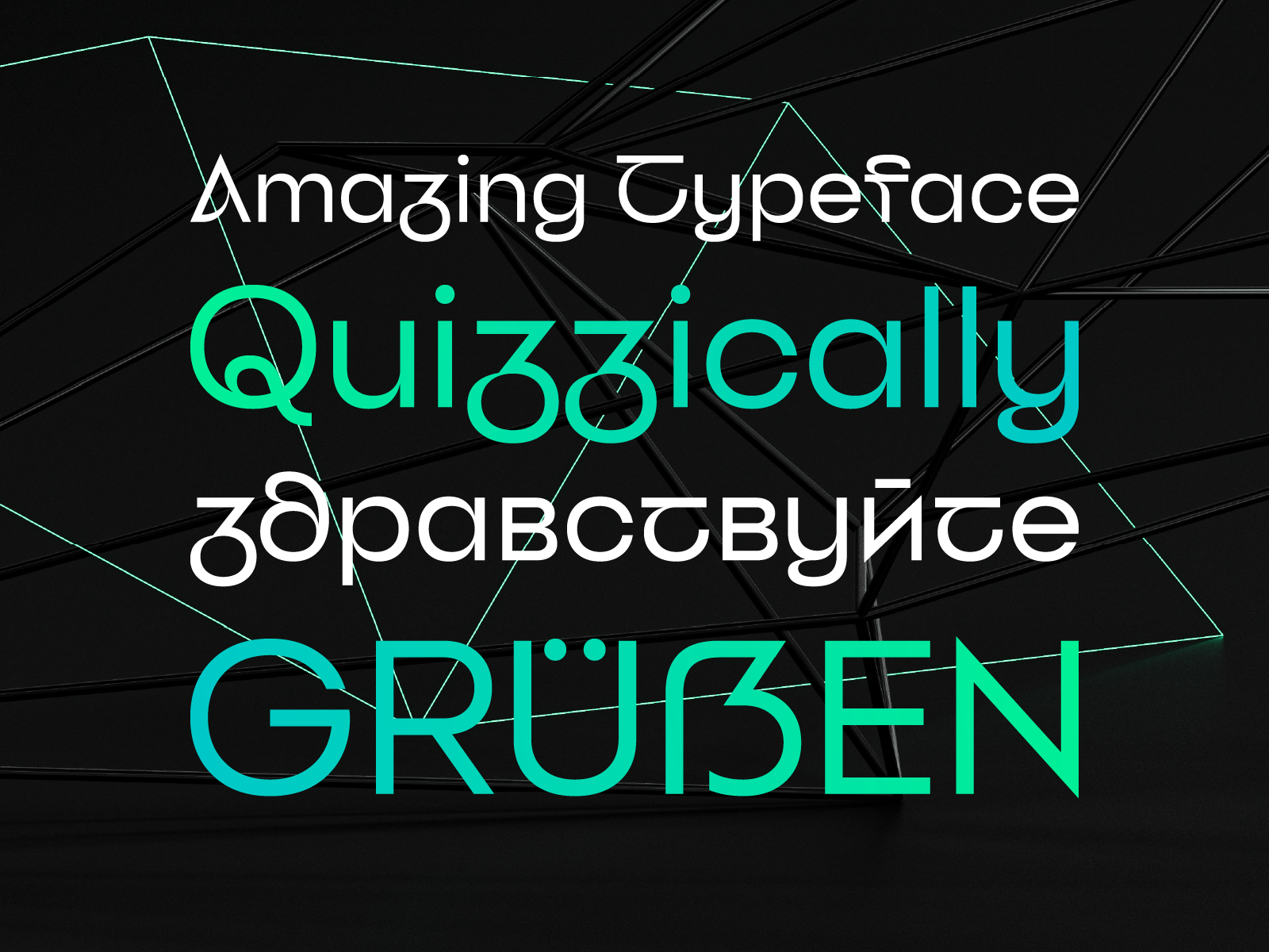 Grafita — typeface by Slava Antipov on Dribbble