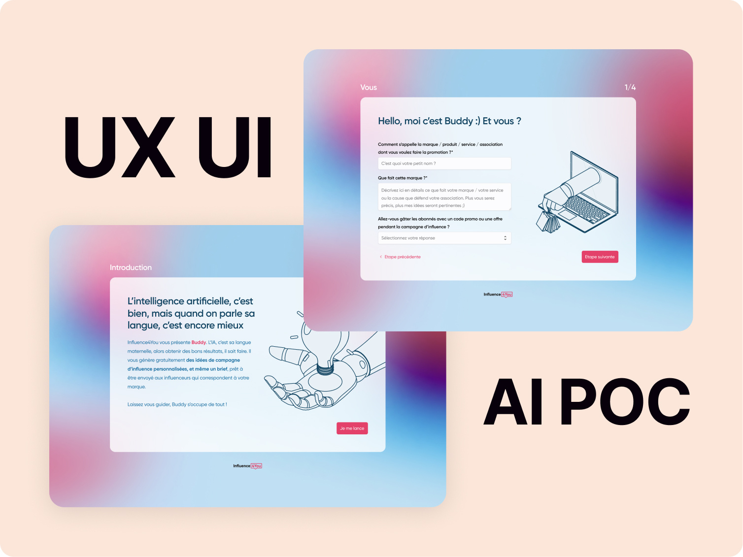 Artificial Intelligence based tool ai animation design thinking empathy form interaction ui ux