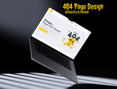 Modal For 404 Page Design - DailyUI Day008 dailyui dailyui001 dailyui008:404page dailyuichallenge error page figma landing page landingpage webdesign website