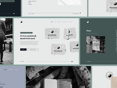 LUA Notebooks - Website Design agency animation brand design branding design logo minimalism minimalist mobile mobile ui motion obelisk obelisk agency ui ui animation ui design visual identity web webdesign website