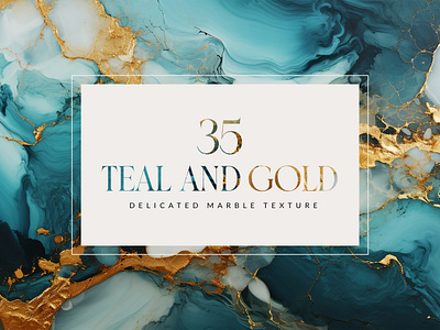 Teal and Gold Marble Texture bundle creative market design gold graphic design marble teal texture