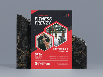 Fitness Frenzy Gym Centre Logo & Flyer Design brandidentity branding design designer freelancework freelancing graphic design gymlogo illustration logo logodesign logodesigner logodesigns logofolio logoroom logos logotipo logotype modernlogo vector