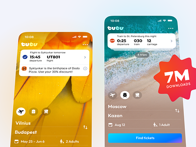 Next-trip widget app design flight ios mobile mobile app product product design train travel trip ui ux